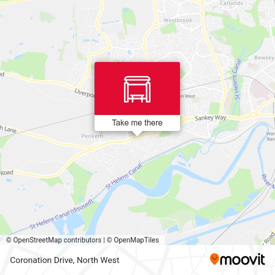 Coronation Drive map