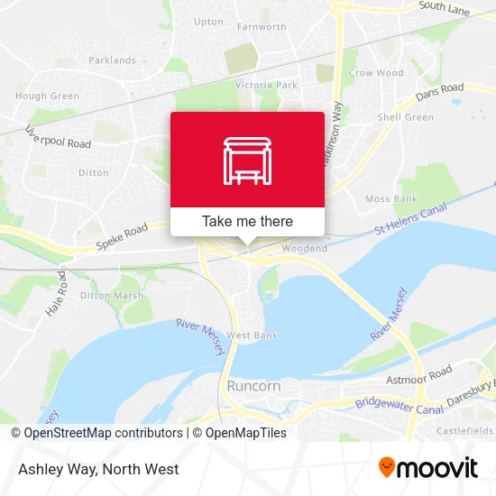 Ashley Way map
