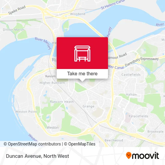 Duncan Avenue map