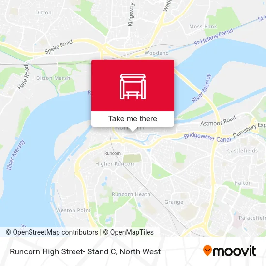 Runcorn High Street- Stand C map