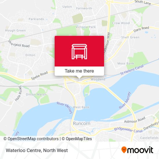 Waterloo Centre map