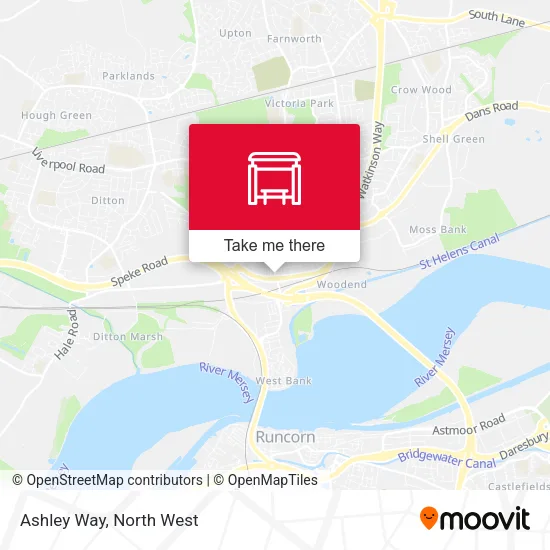 Ashley Way map