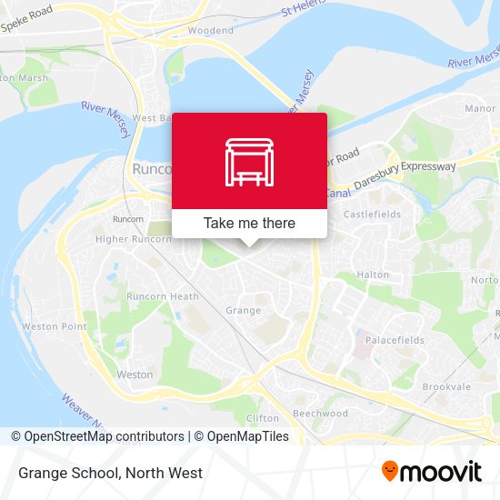 Grange School map