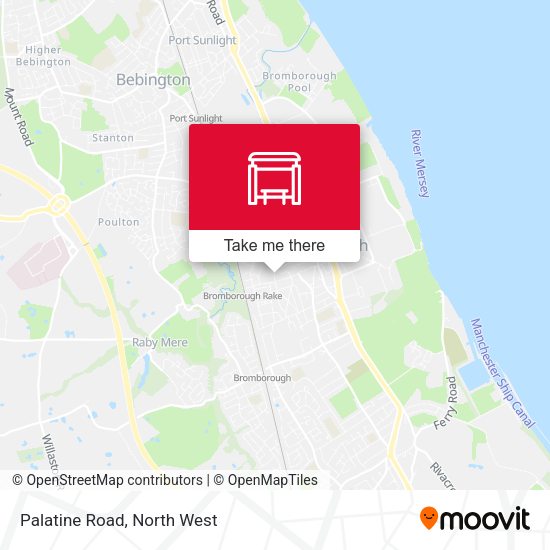 Palatine Road map