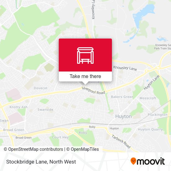 Stockbridge Lane map