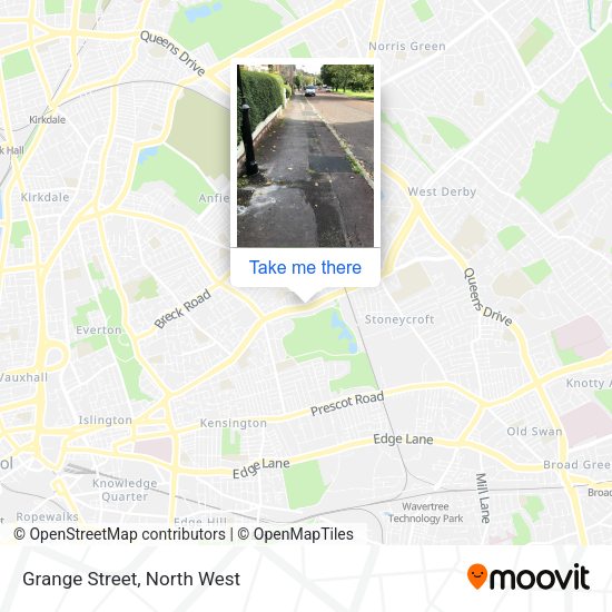 Grange Street map