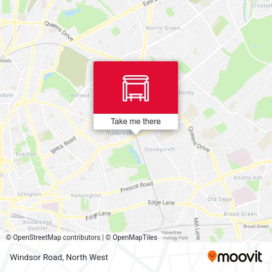 Windsor Road map