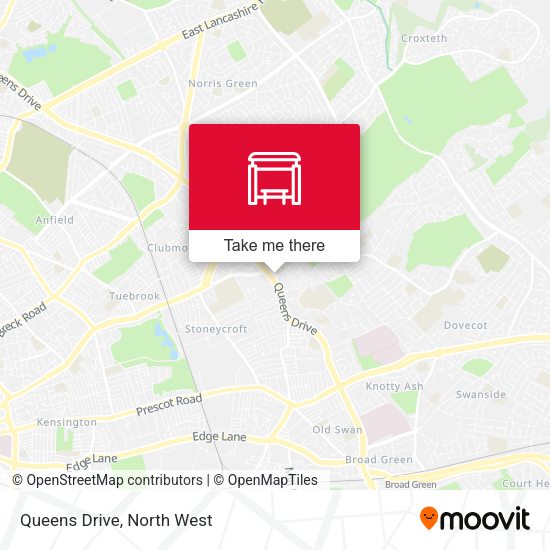 Queens Drive map