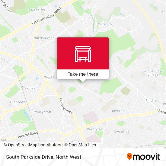 South Parkside Drive map