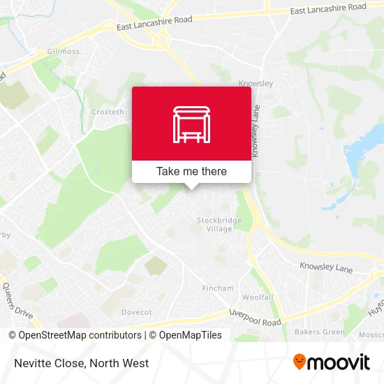 Nevitte Close map