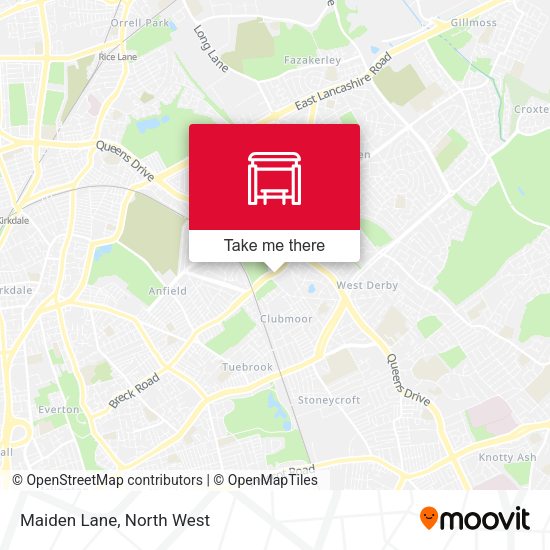 Maiden Lane map