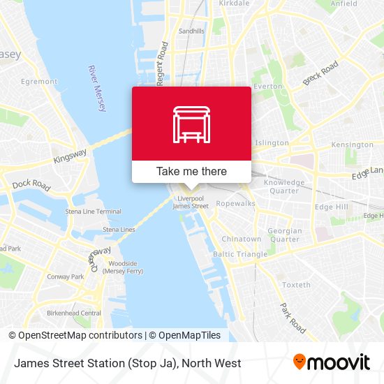 James Street Station (Stop Ja) map