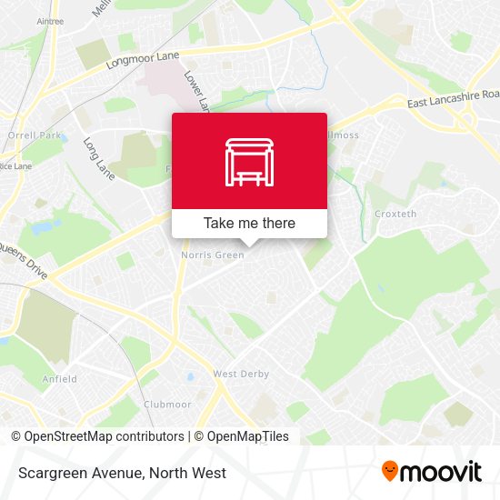 Scargreen Avenue map