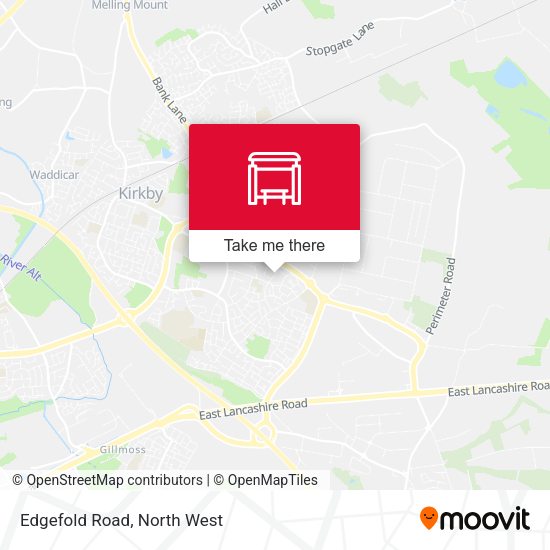 Edgefold Road map