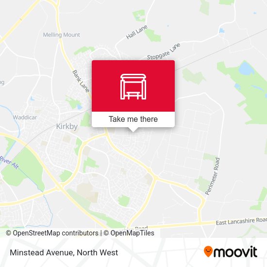 Minstead Avenue map