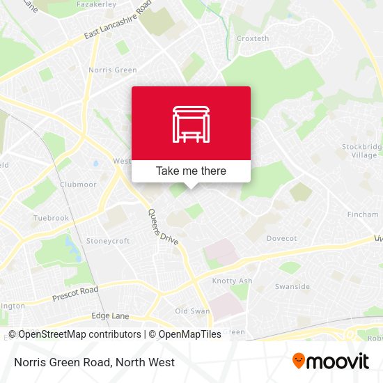 Norris Green Road map