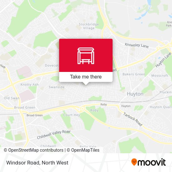 Windsor Road map