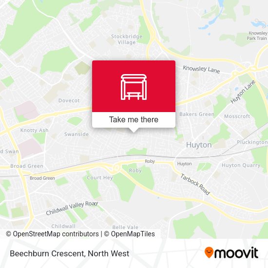 Beechburn Crescent map