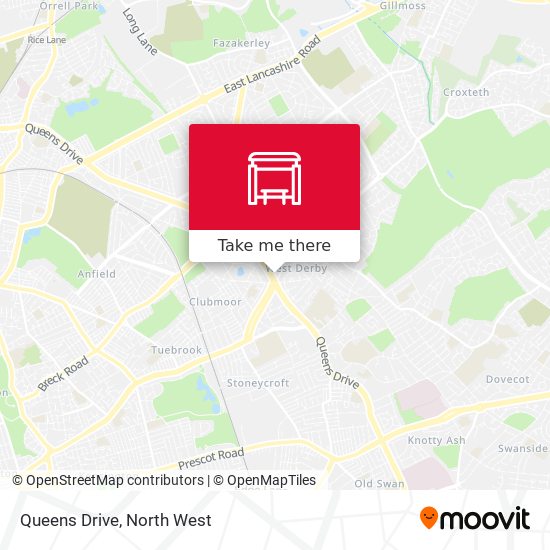 Queens Drive map