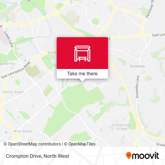 Crompton Drive map