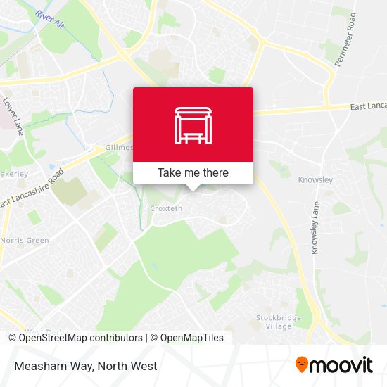 Measham Way map