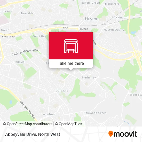 Abbeyvale Drive map