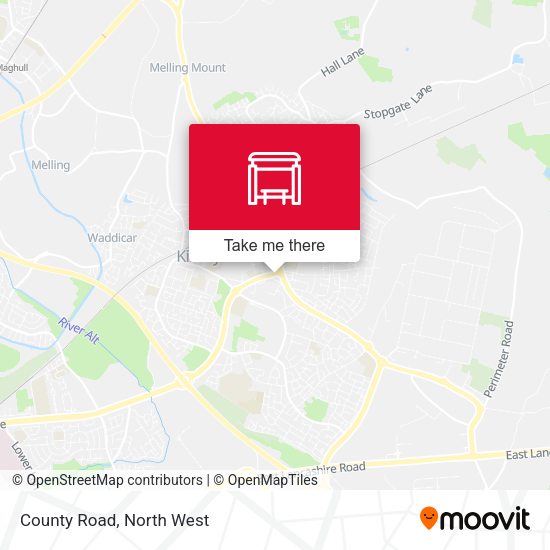 County Road map
