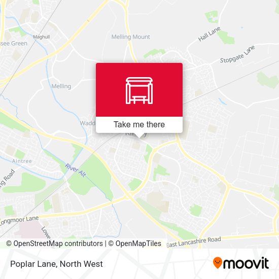 Poplar Lane map