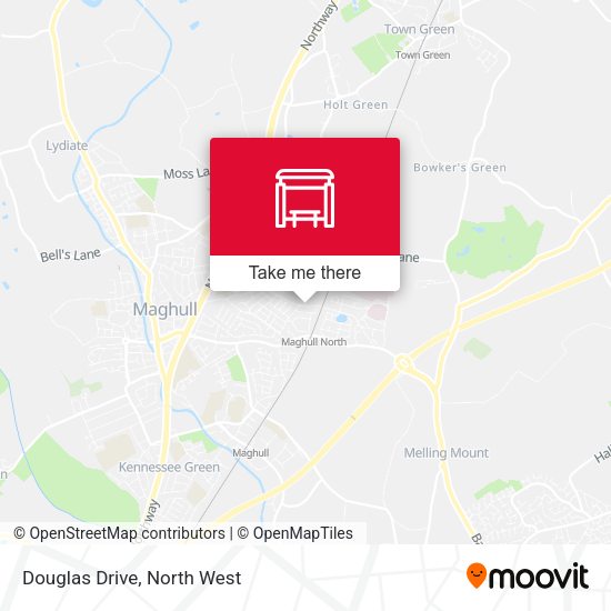 Douglas Drive map