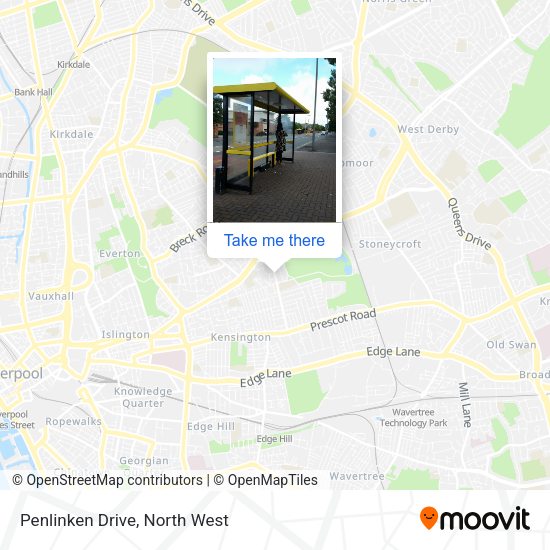 Penlinken Drive map
