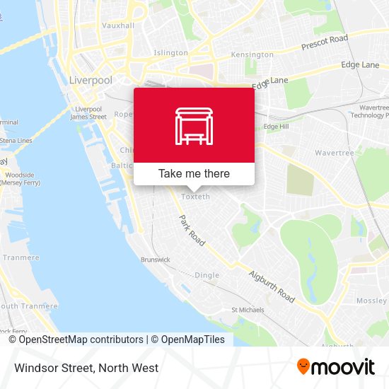 Windsor Street map