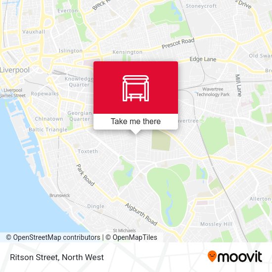 Ritson Street map