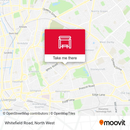 Whitefield Road map