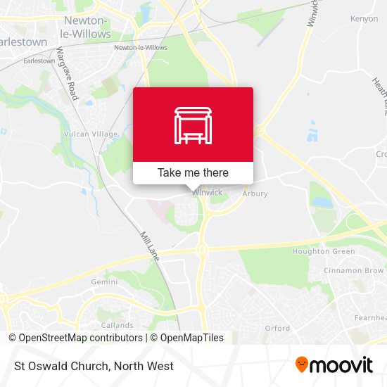 St Oswald Church map