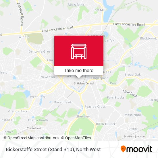 Bickerstaffe Street (Stand B10) map