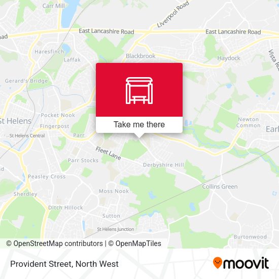 Provident Street map