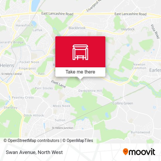 Swan Avenue map