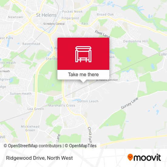 Ridgewood Drive map