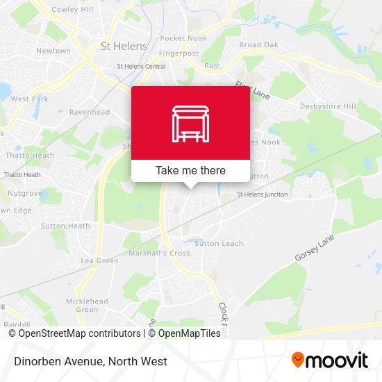 Dinorben Avenue map
