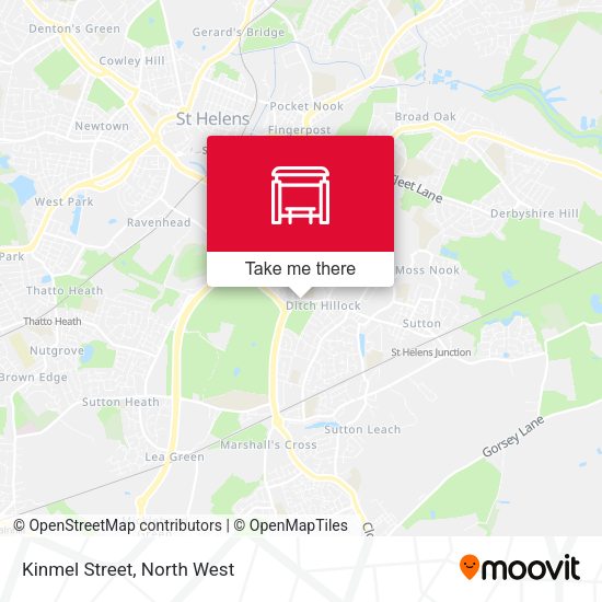 Kinmel Street map