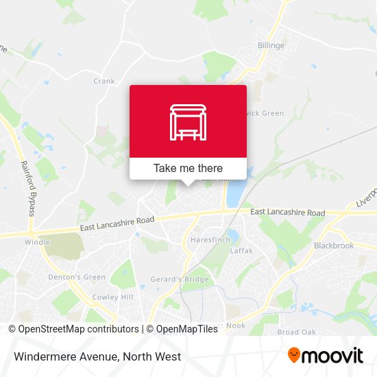 Windermere Avenue map