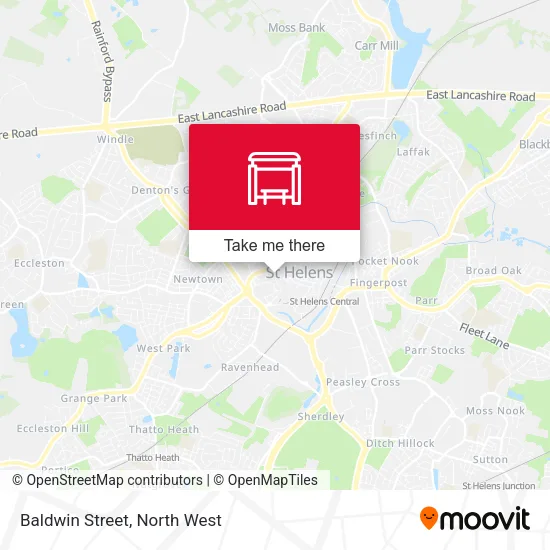 Baldwin Street map