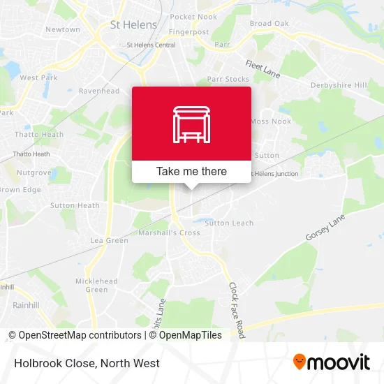 Holbrook Close map