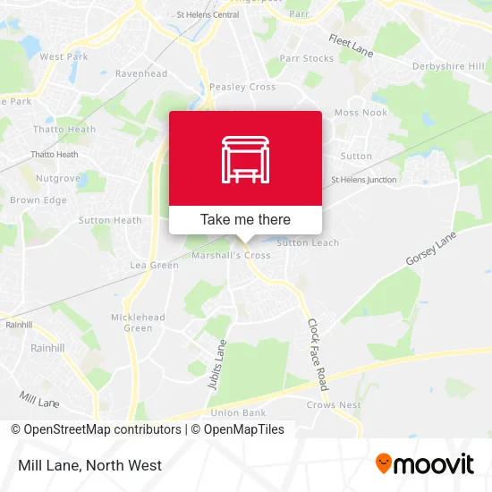 Mill Lane map