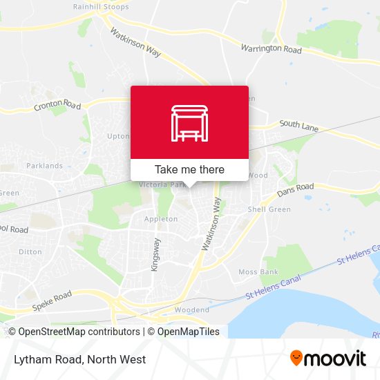 Lytham Road map