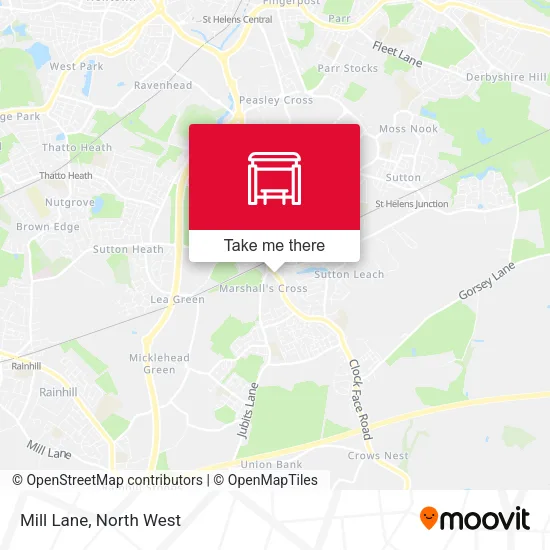 Mill Lane map