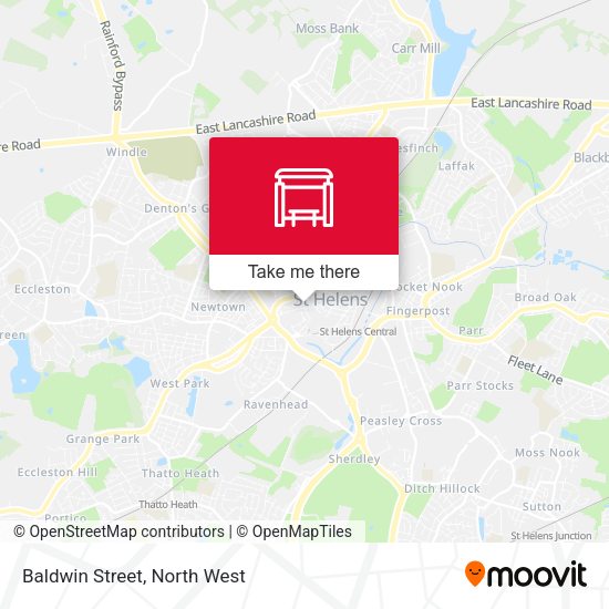 Baldwin Street map