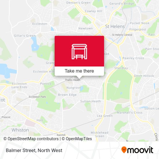 Balmer Street map