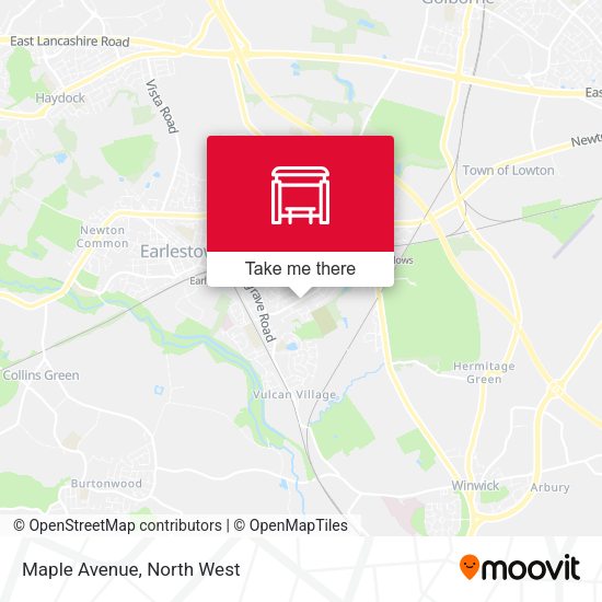 Maple Avenue map