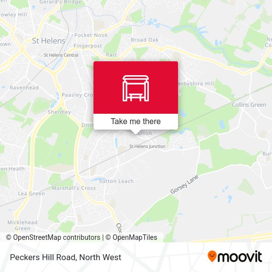 Peckers Hill Road map